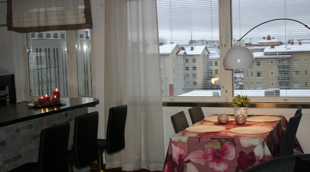 Apartment Pohjantaehti Uleåborg Rum bild